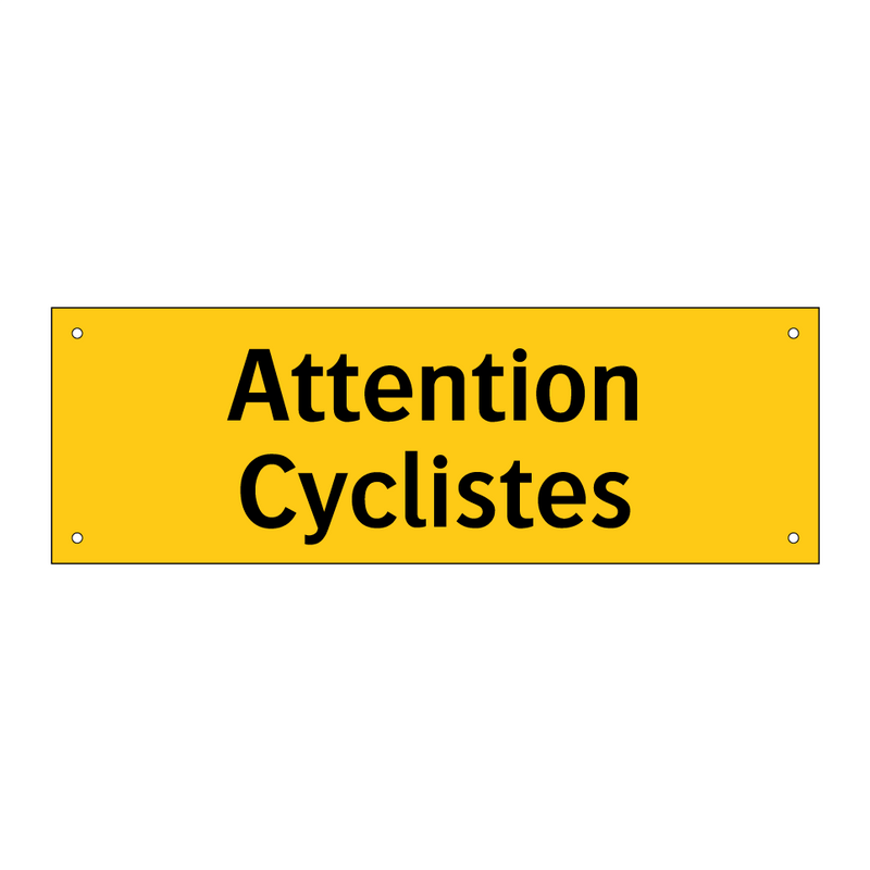 Attention Cyclistes