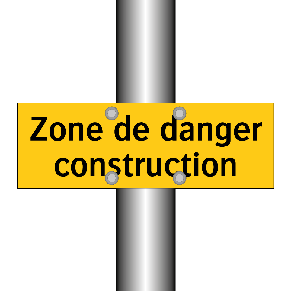 Zone de danger construction