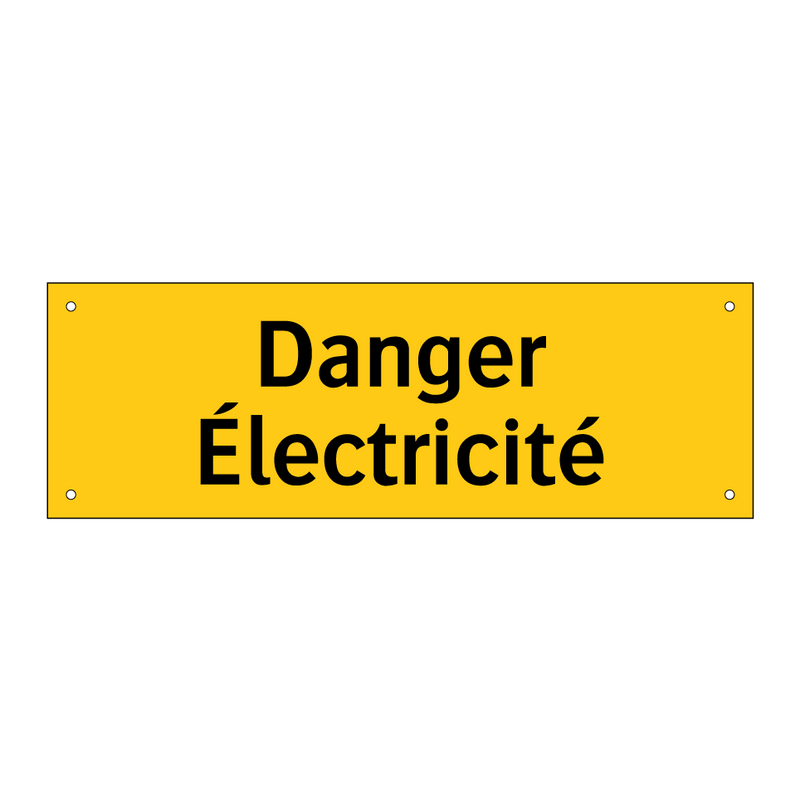 Danger Électricité