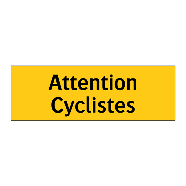 Attention Cyclistes
