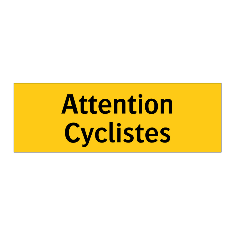 Attention Cyclistes