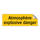 Atmosphère explosive danger