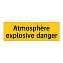 Atmosphère explosive danger