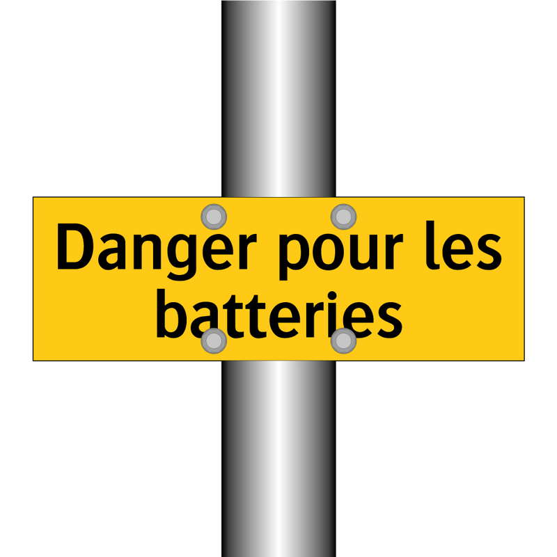 Danger pour les batteries