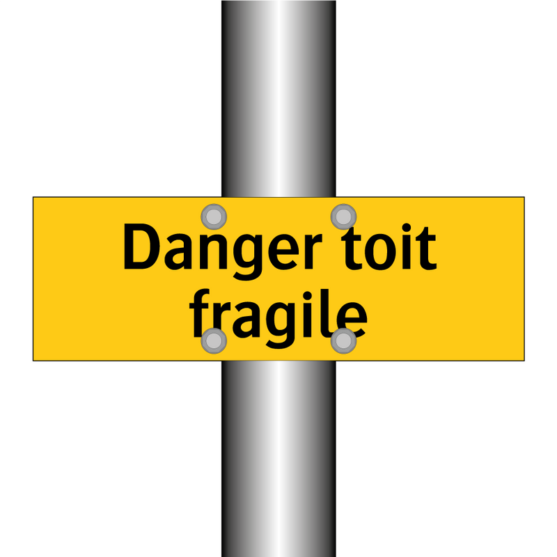 Danger toit fragile