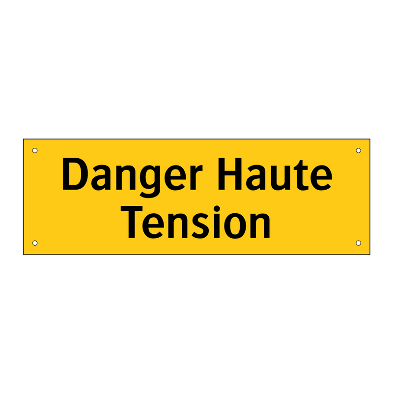 Danger Haute Tension