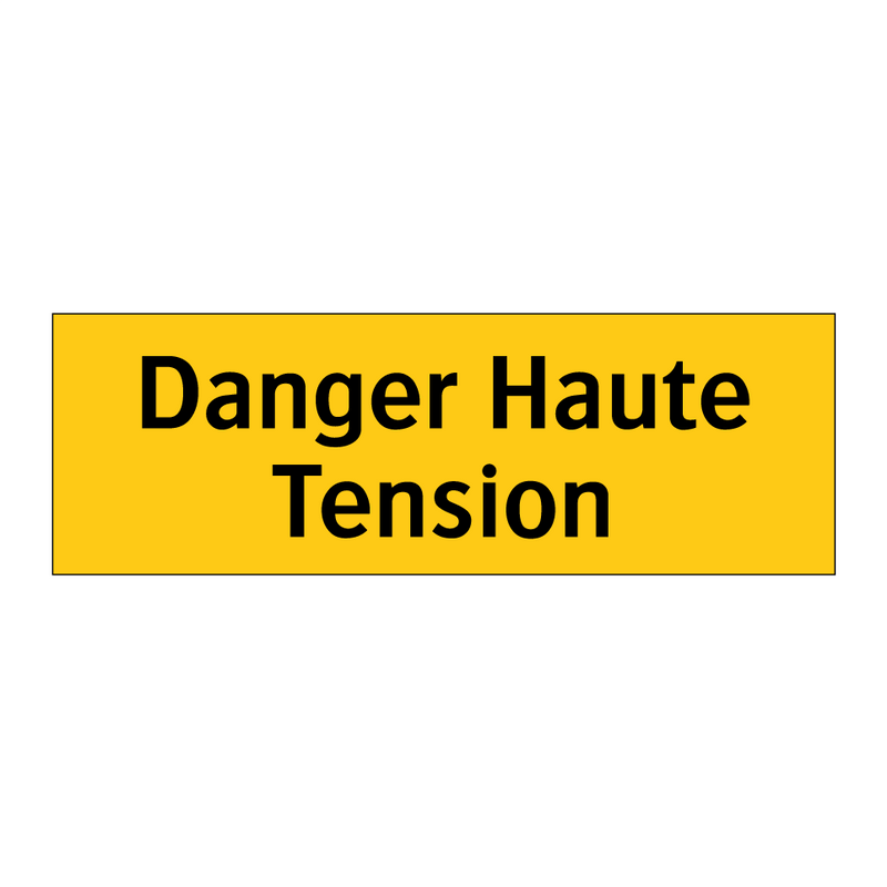 Danger Haute Tension