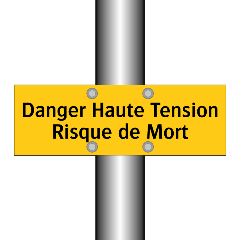Danger Haute Tension Risque de Mort
