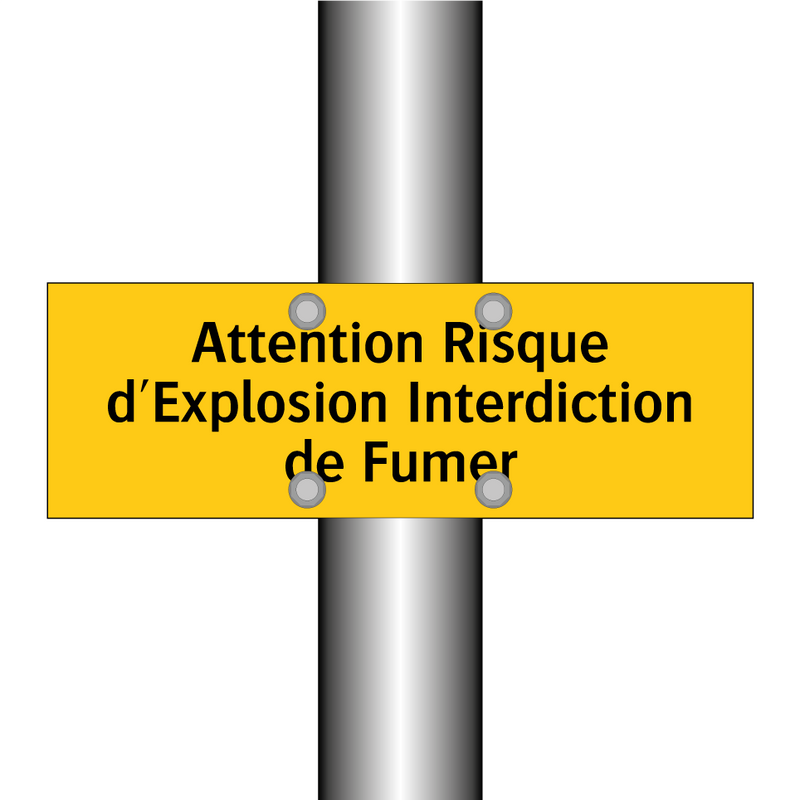 Attention Risque d'Explosion Interdiction de Fumer