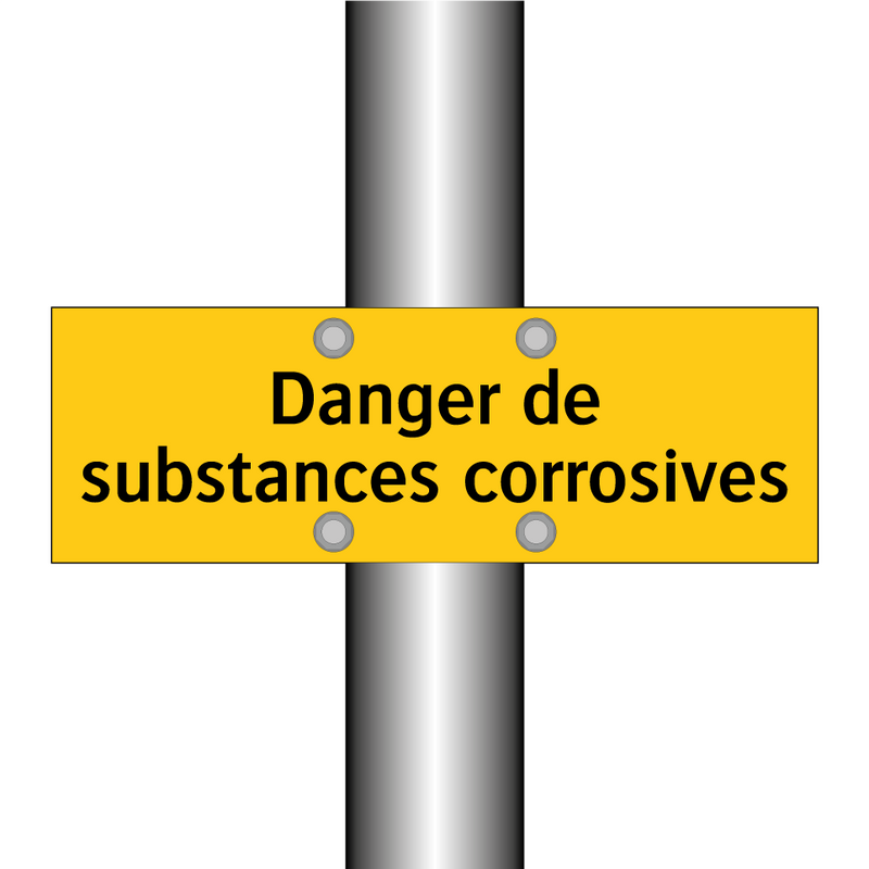 Danger de substances corrosives