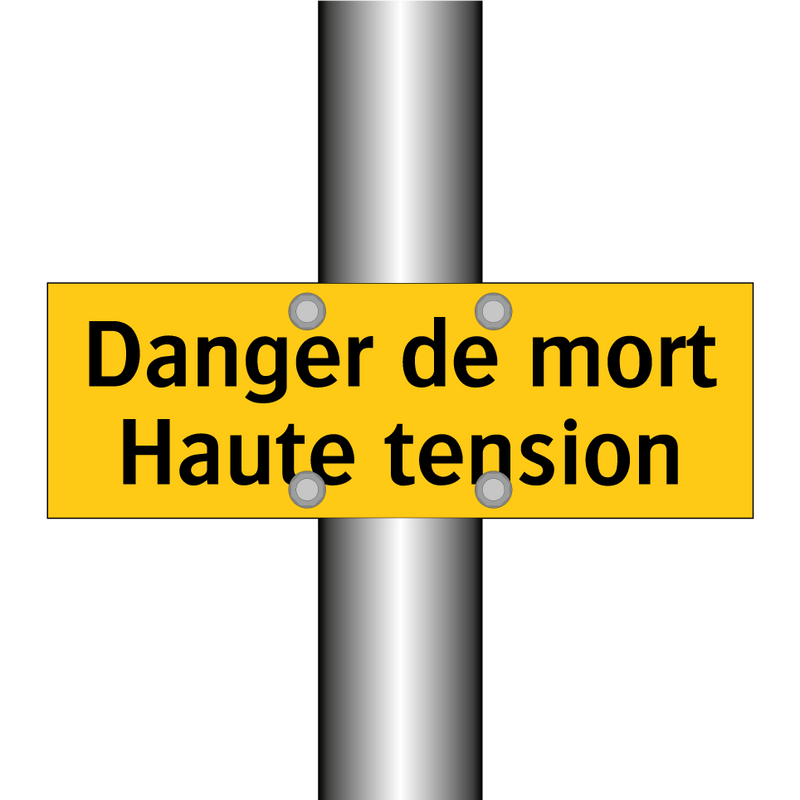 Danger de mort Haute tension