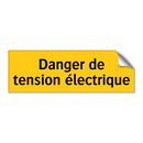 Danger de tension électrique