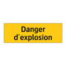 Danger d'explosion