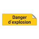 Danger d'explosion