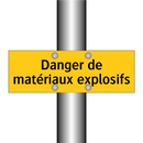 Danger de matériaux explosifs