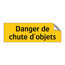 Danger de chute d'objets