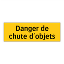 Danger de chute d'objets
