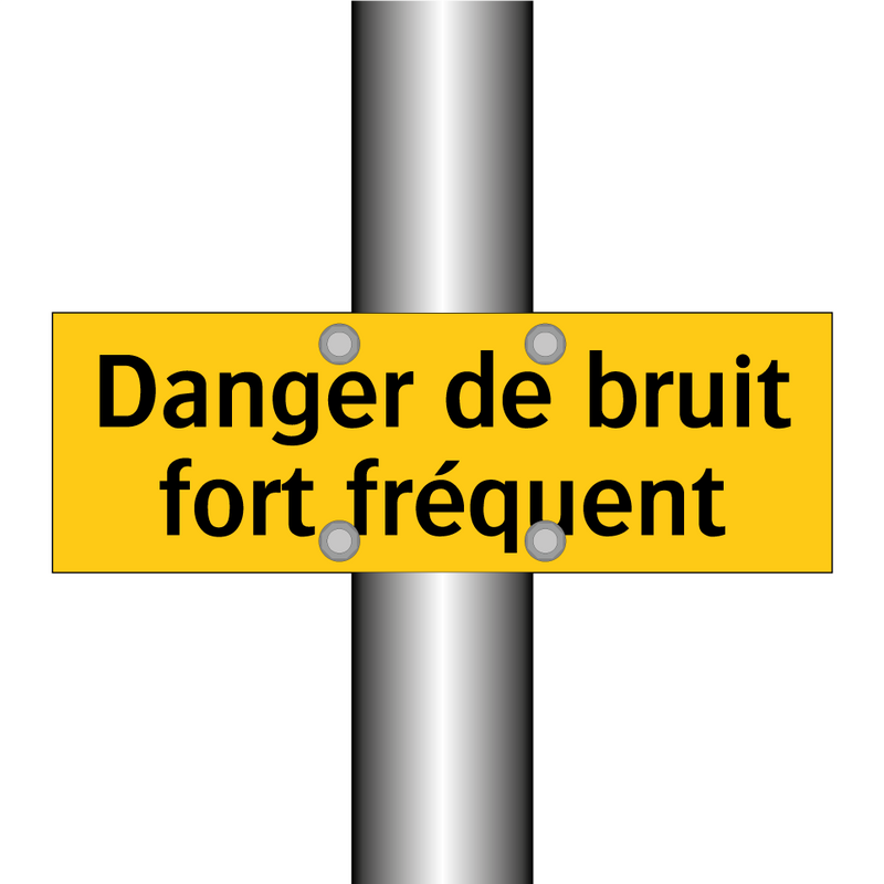 Danger de bruit fort fréquent