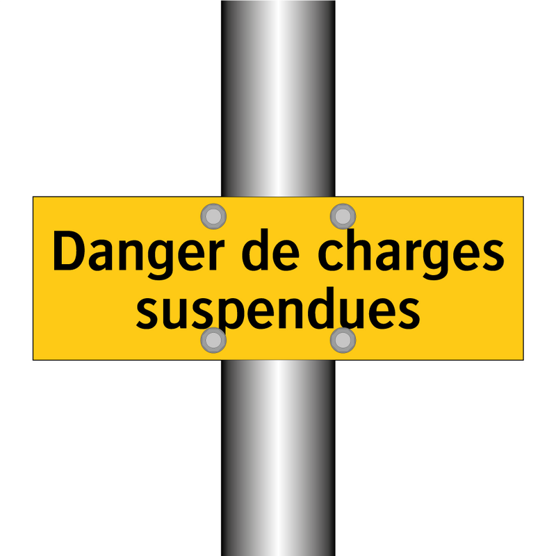 Danger de charges suspendues