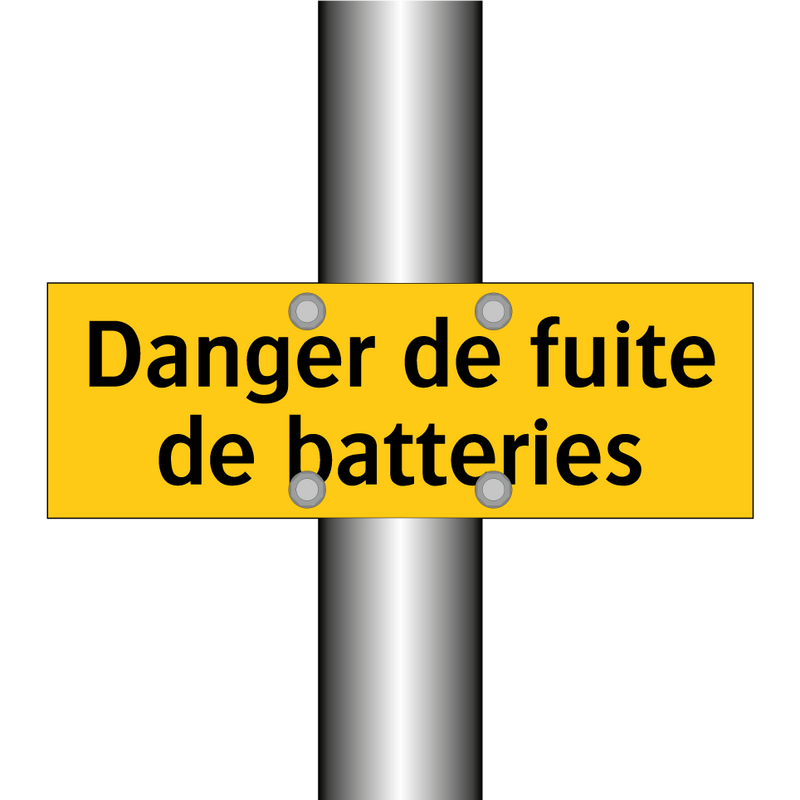 Danger de fuite de batteries