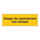 Danger de rayonnement non ionisant