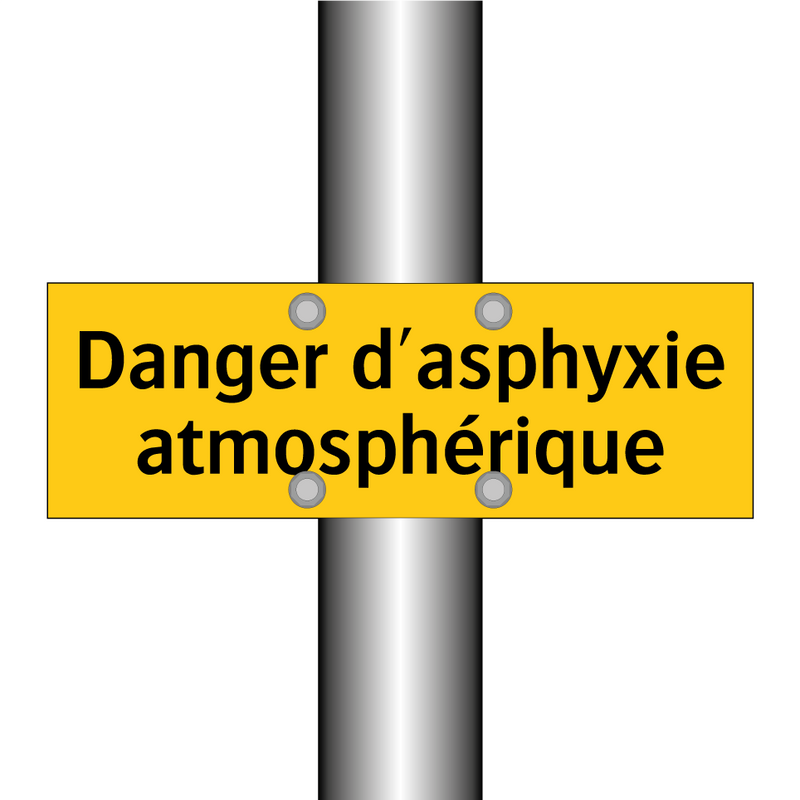 Danger d'asphyxie atmosphérique