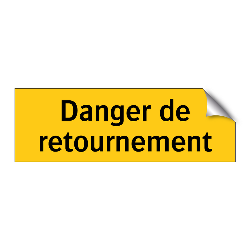 Danger de retournement