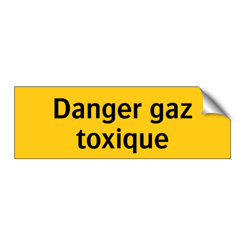 Danger gaz toxique