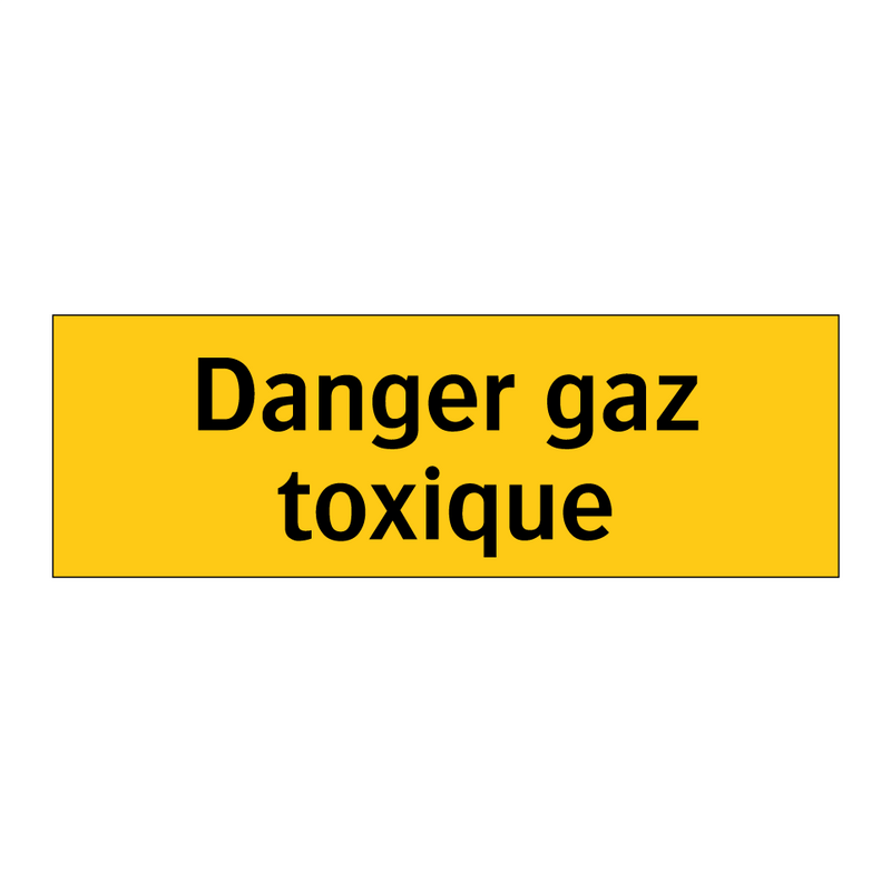 Danger gaz toxique