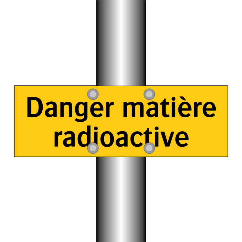 Danger matière radioactive