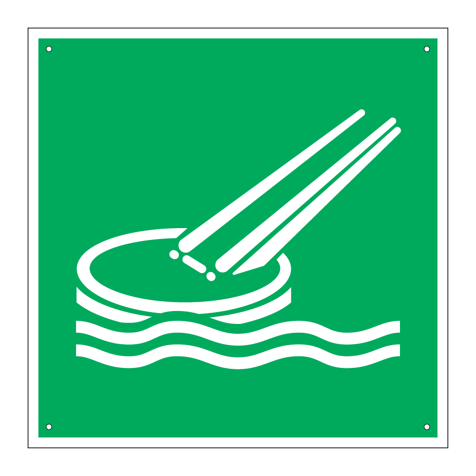 E054 Toboggan d'évacuation marine