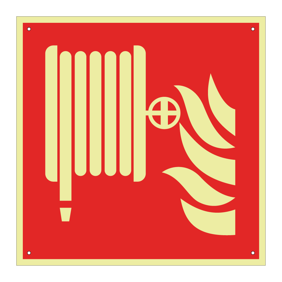F002 Robinet d'incendie armé (lance incendie)