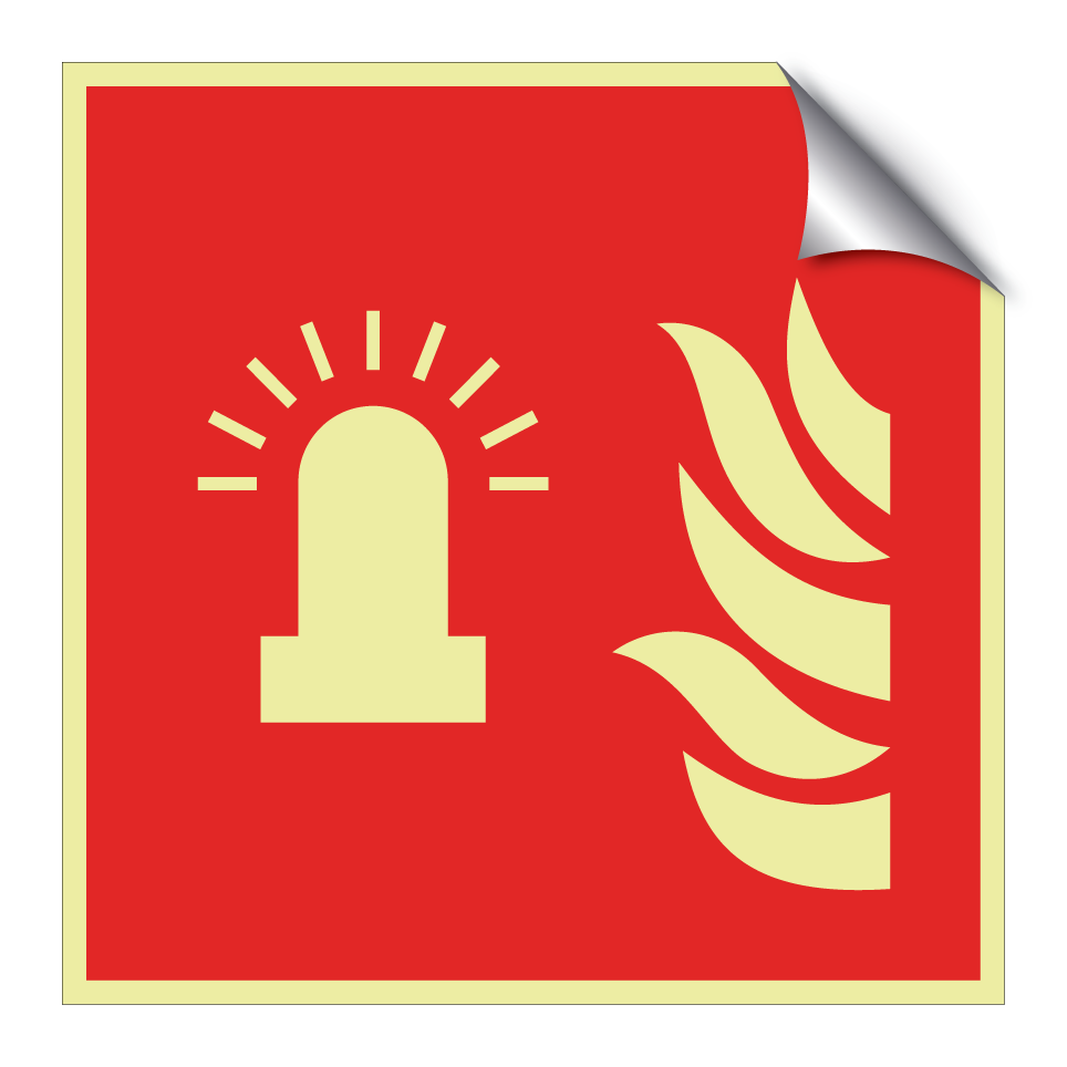 F018 Lumière clignotante d'alarme incendie