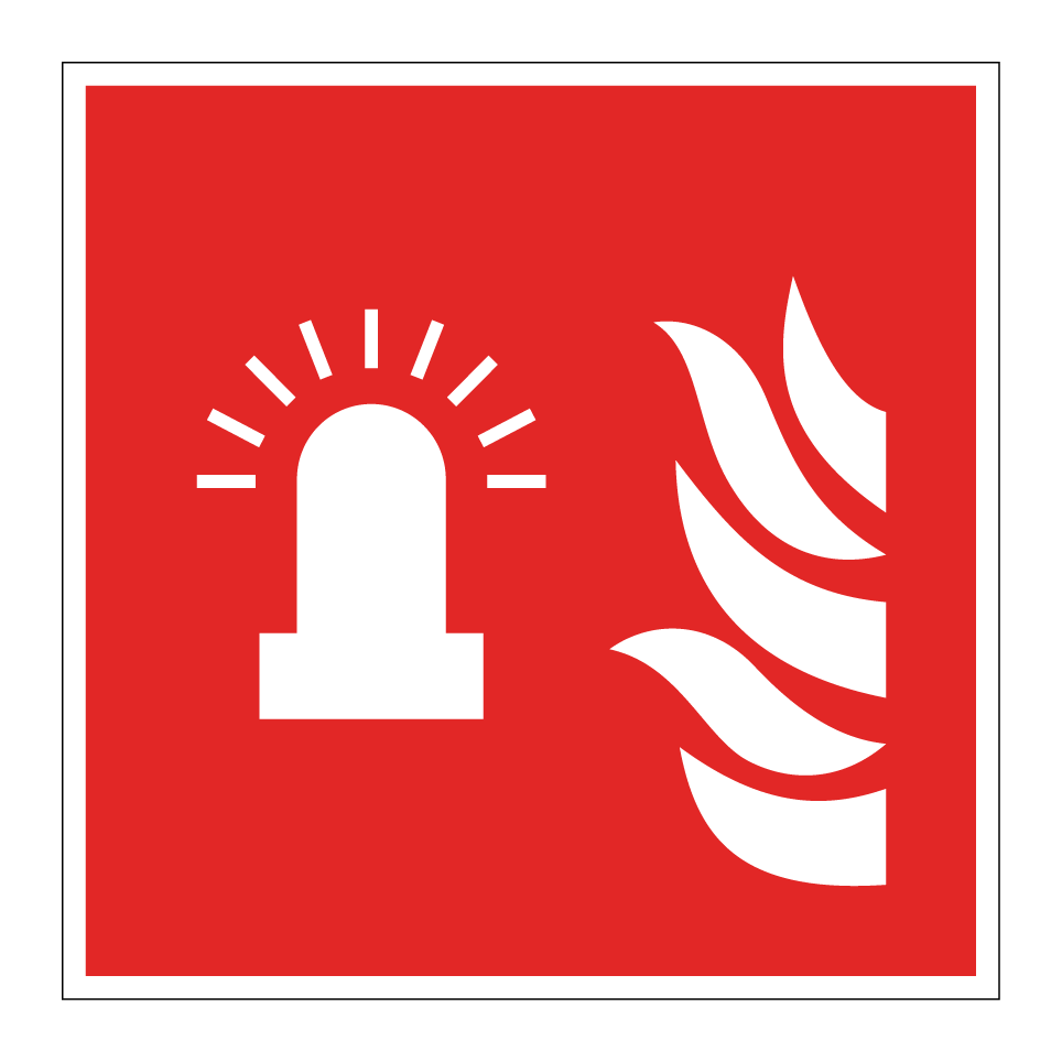 F018 Lumière clignotante d'alarme incendie