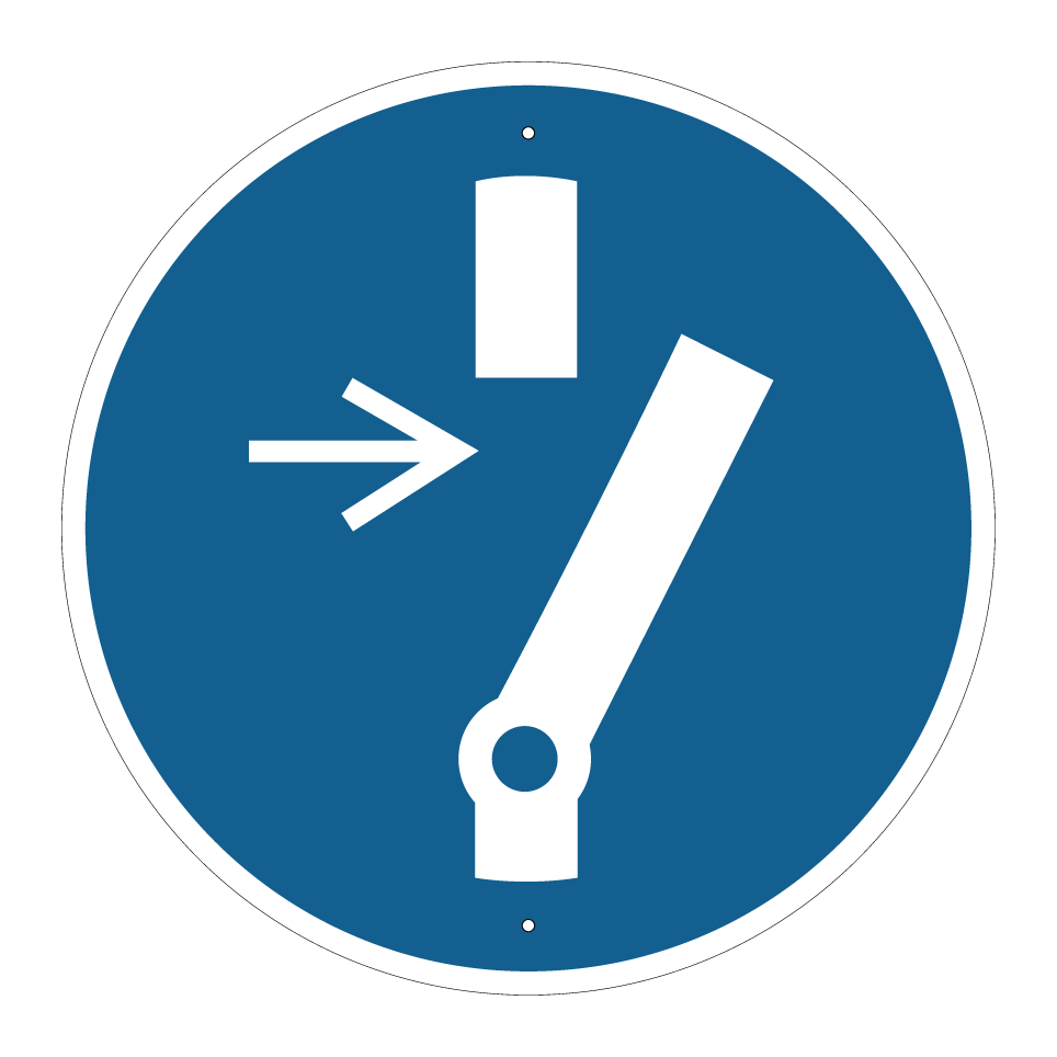 M021 Débrancher avant d’effectuer une activité de maintenance ou une réparation