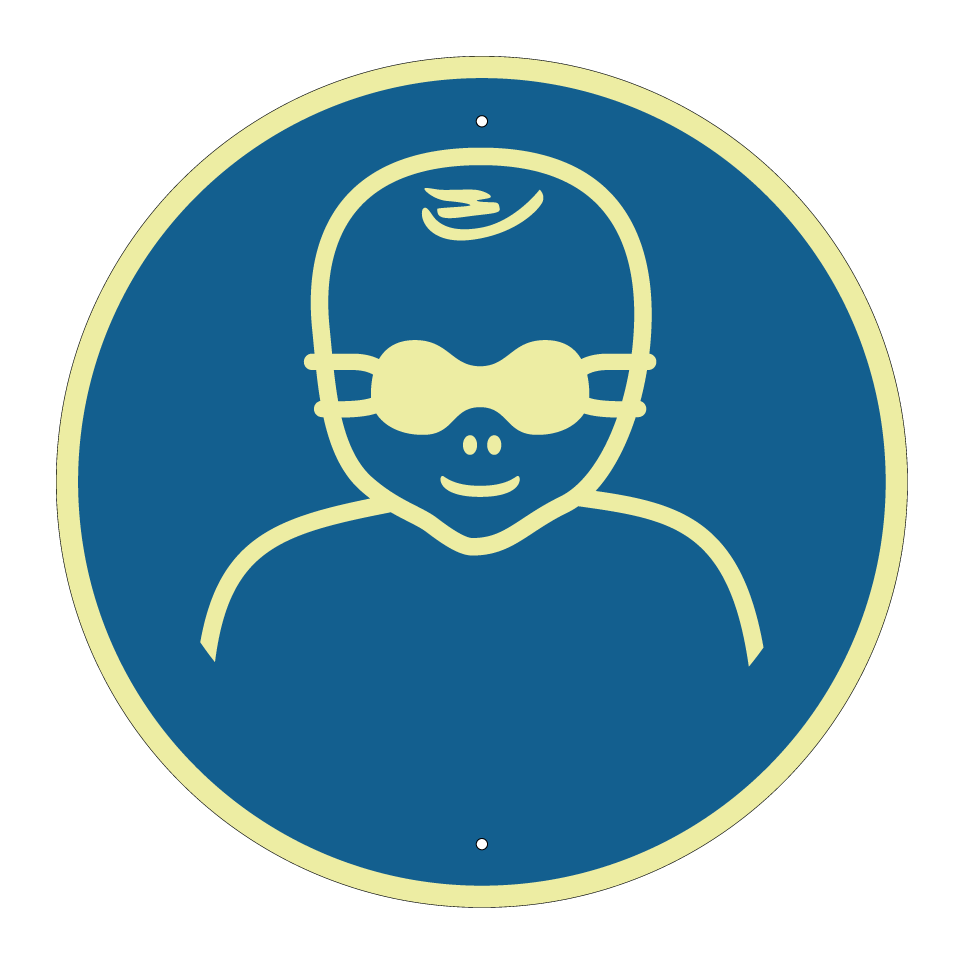 M025 Protection opaque obligatoire des yeux pour les enfants en bas âge