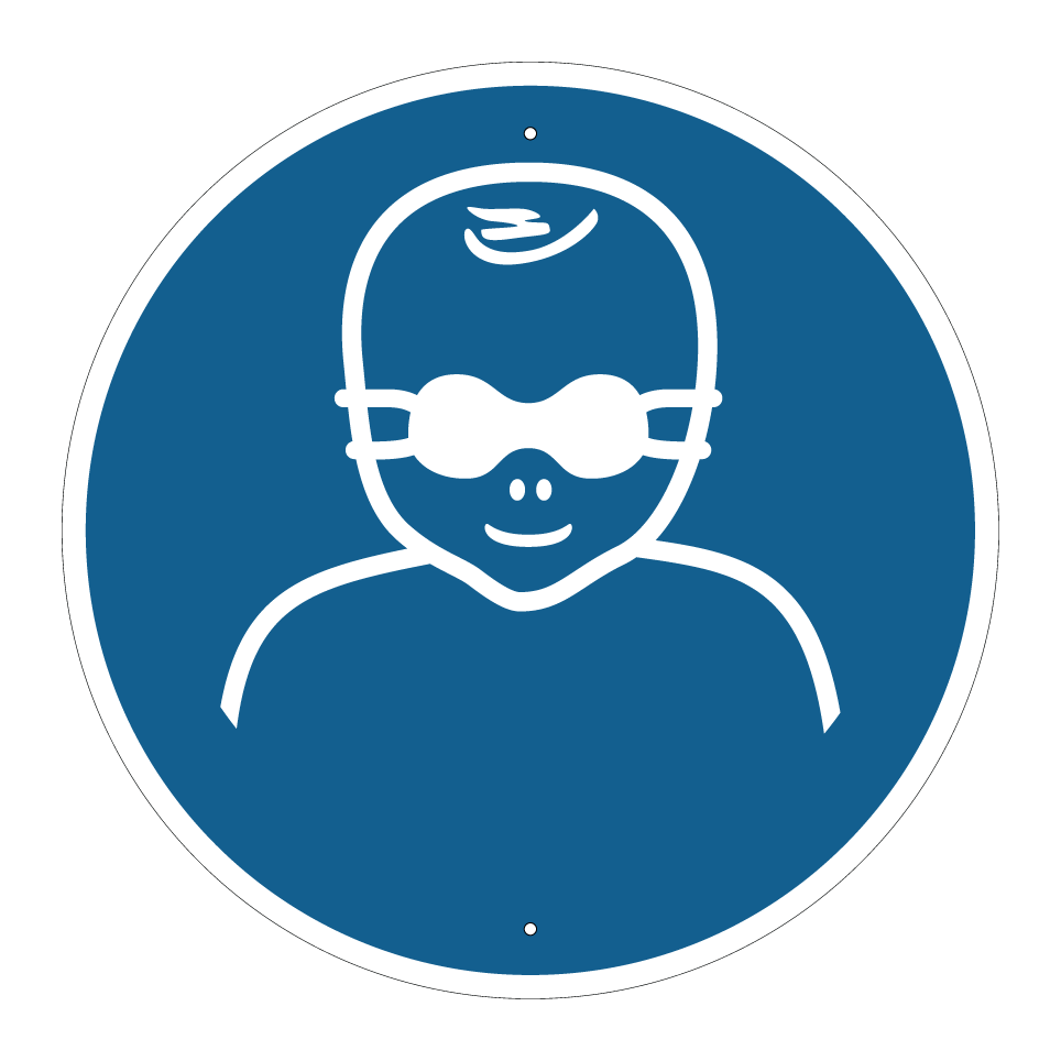 M025 Protection opaque obligatoire des yeux pour les enfants en bas âge