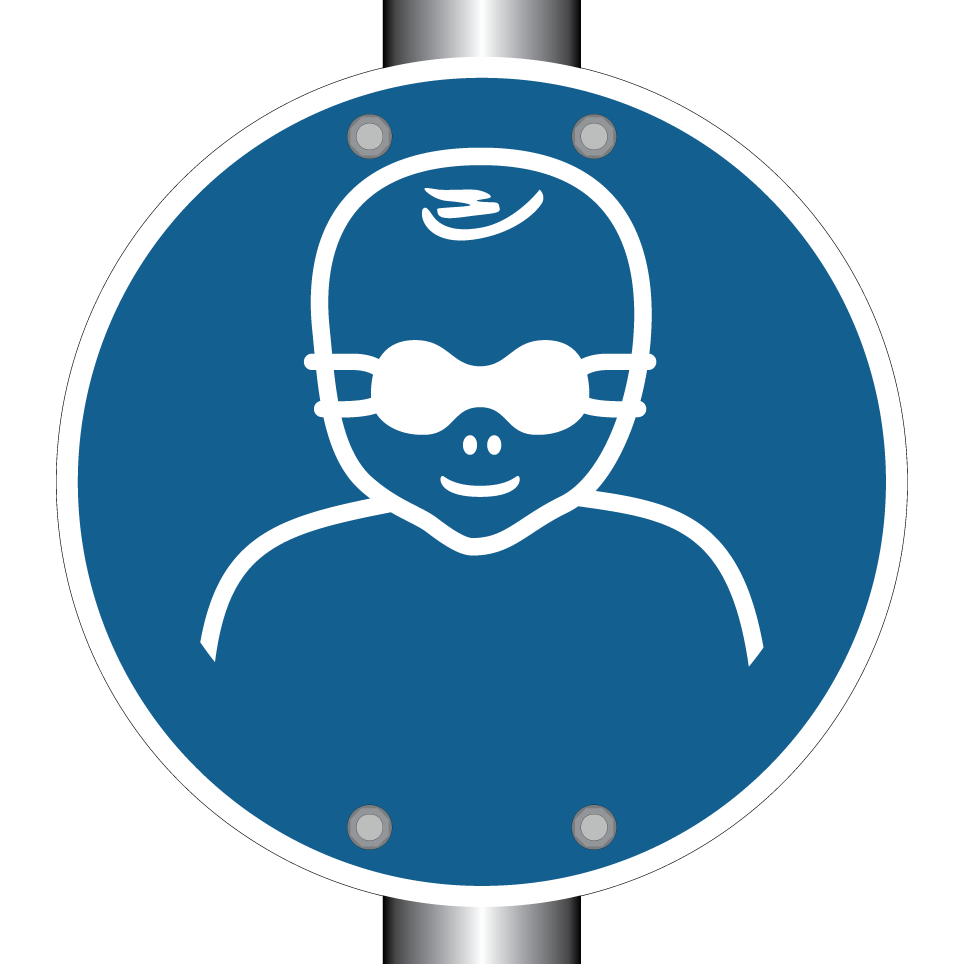 M025 Protection opaque obligatoire des yeux pour les enfants en bas âge