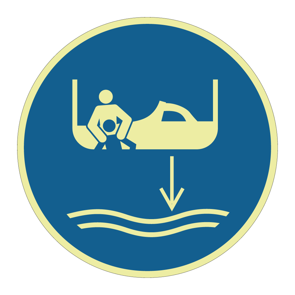 M041 Abaisser le canot de sauvetage à l’eau (lors de son lancement)