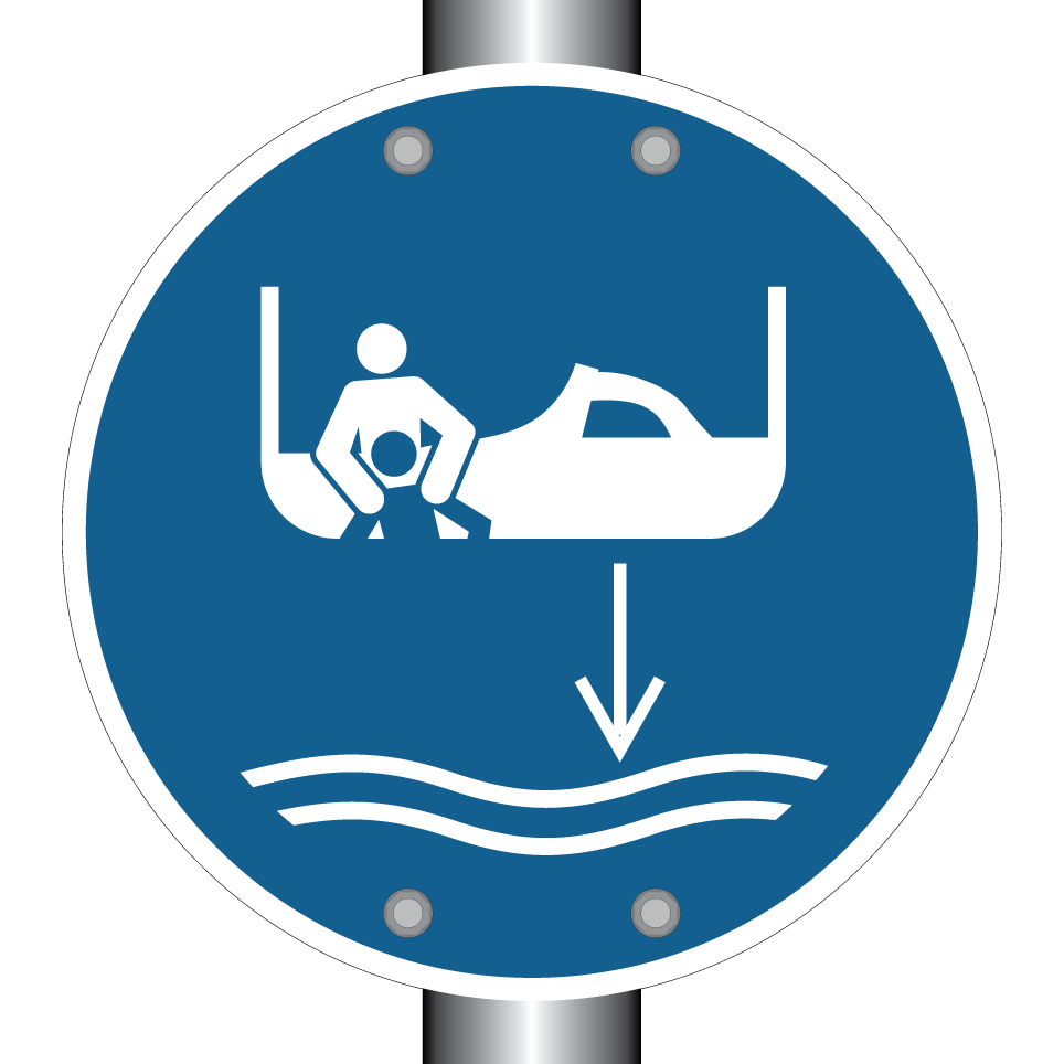 M041 Abaisser le canot de sauvetage à l’eau (lors de son lancement)