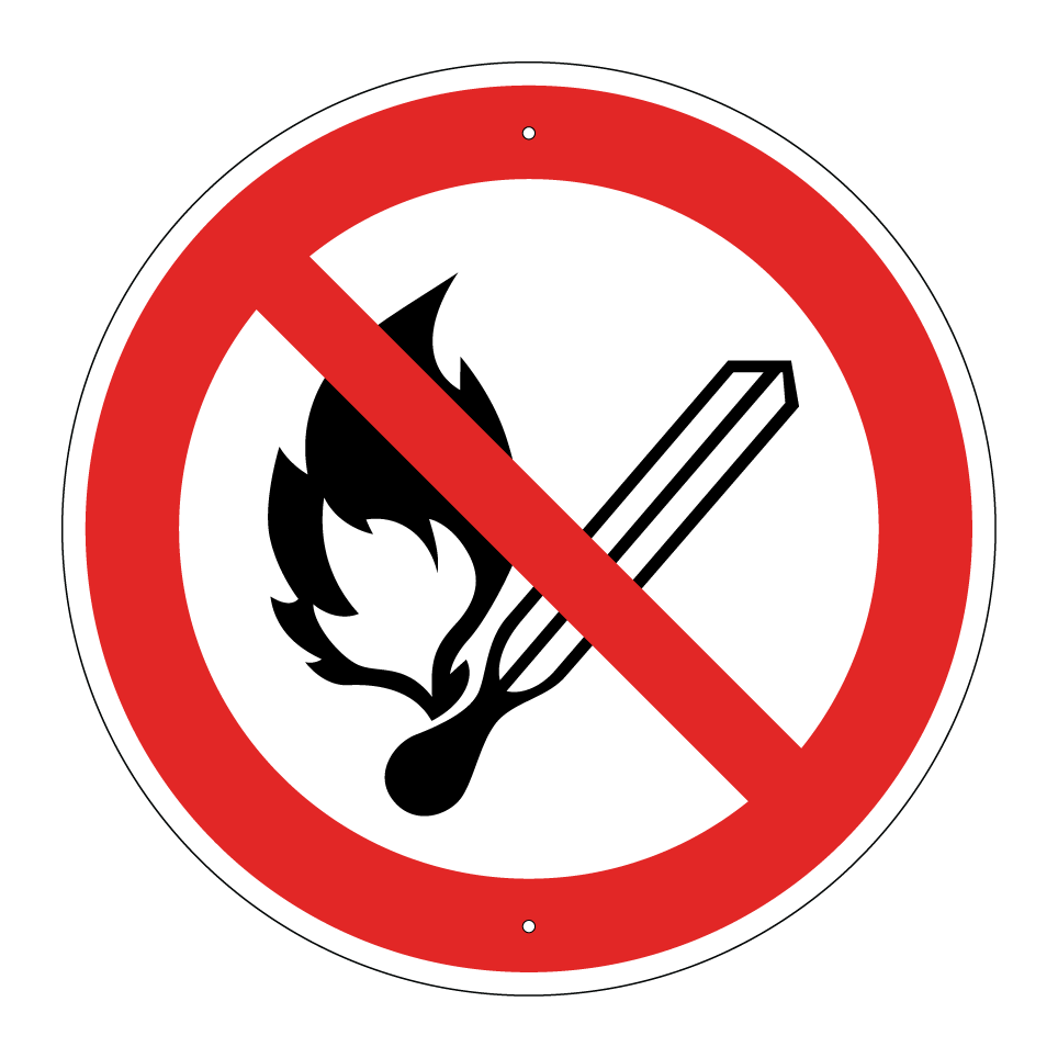 P003 Flammes nues interdites