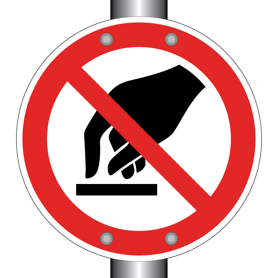 P010 Interdiction de toucher