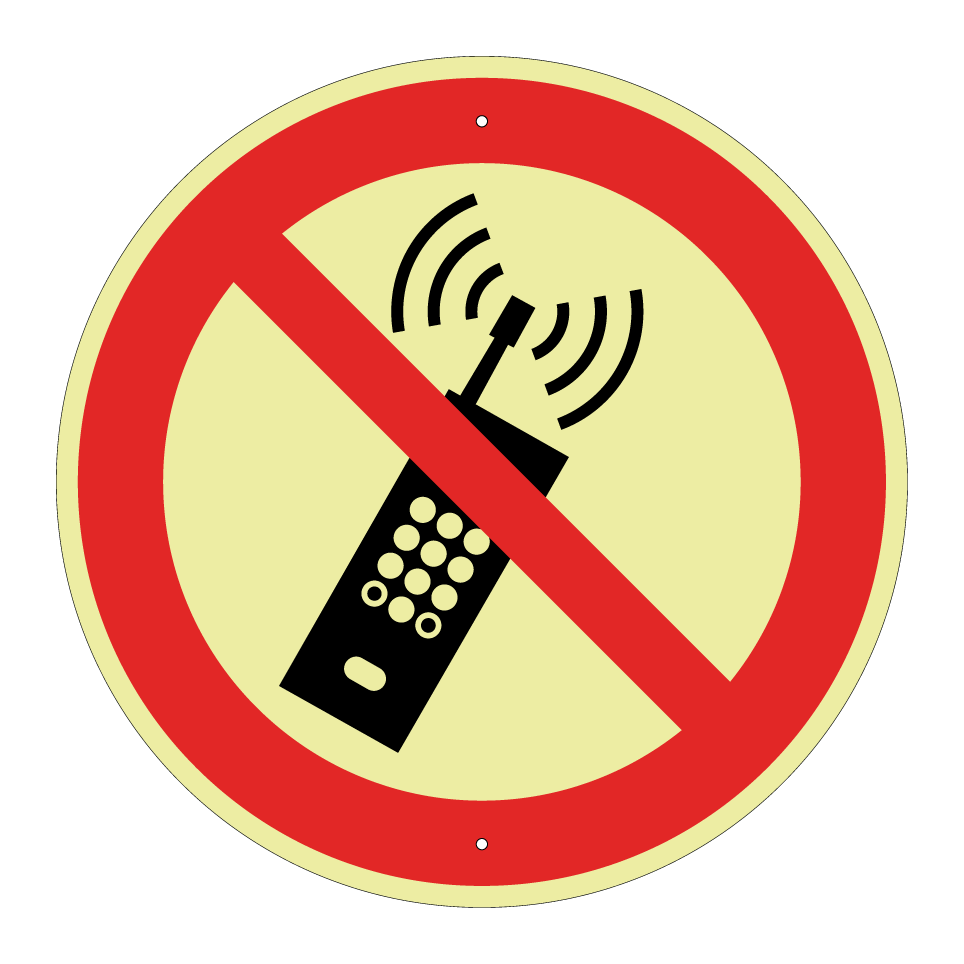 P013 Interdiction d’activer des téléphones mobiles
