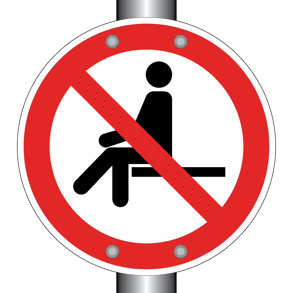 P018 Interdiction de s’asseoir