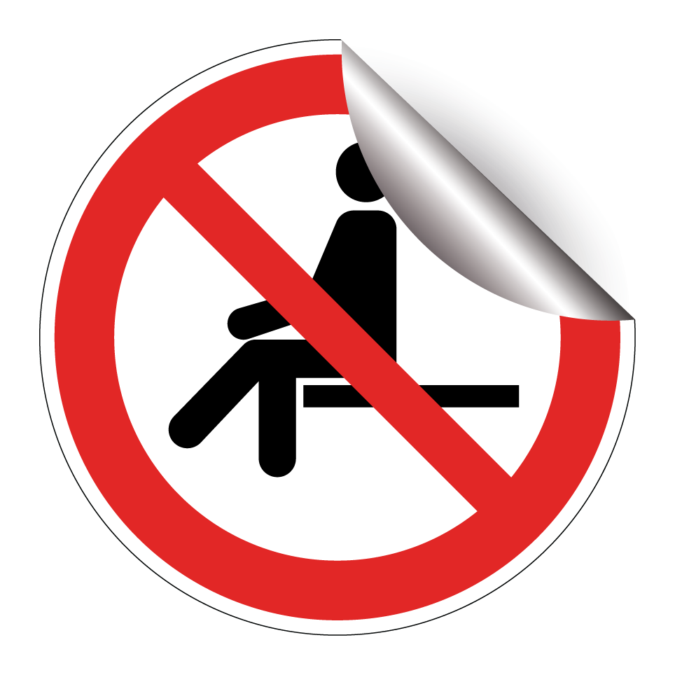 P018 Interdiction de s’asseoir