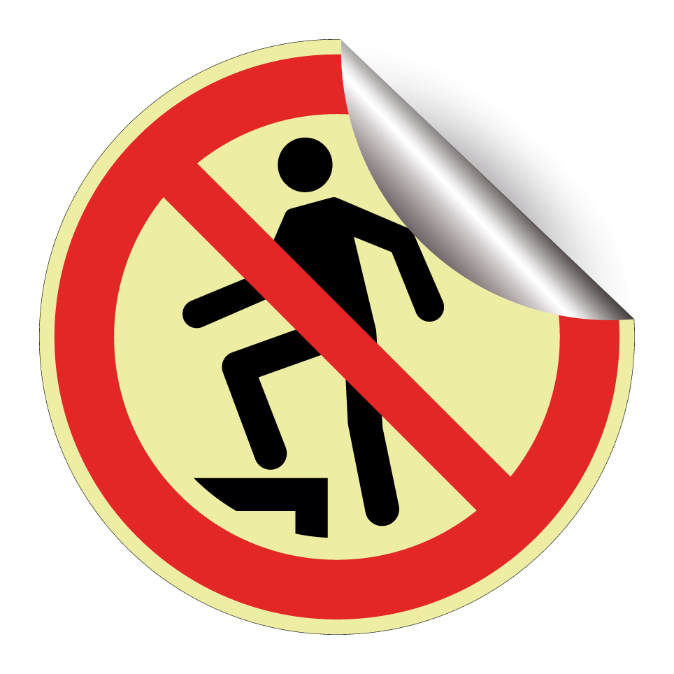 P019 Interdiction de marcher sur la surface