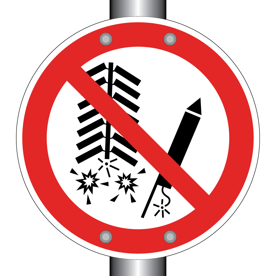 P040 Ne pas allumer de feux d'artifice