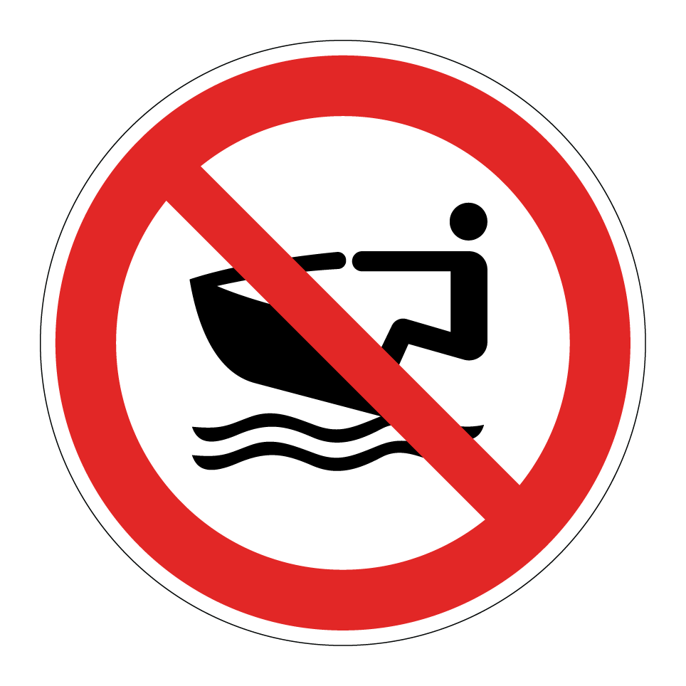 P057 Interdiction d'utiliser des véhicules nautiques à moteur