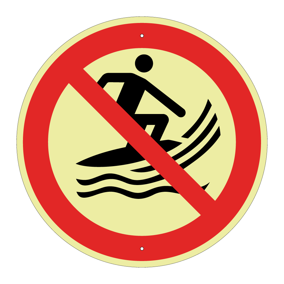 P059 Pas d'engins de surf