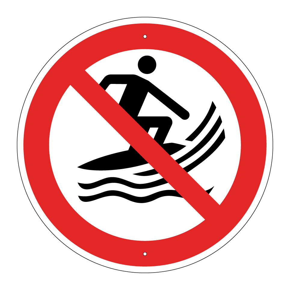 P059 Pas d'engins de surf